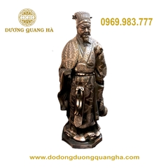 Tượng Gia Cát Lượng Cầm Quạt Phớt Nỉ