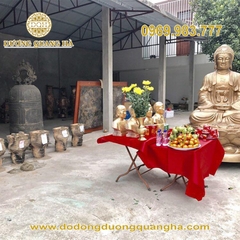 Đúc tượng truyền thần tại công ty TNHH Đúc Đồng Mỹ Nghệ Quang Hà