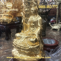 Tượng Phật Bà Quan Âm Bồ Tát Dát Vàng 9999