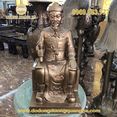 Tượng Đức Thánh Trần Ngồi Cao 71cm