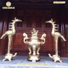 Hạc Thờ Tổ Đồng Vàng