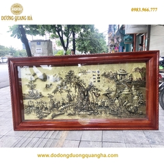 Tranh Đồng Quê Bằng Đồng