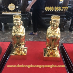Tượng Đồng Vua Cha Ngọc Hoàng Và Nam Tào Bắc Đẩu Mạ Vàng