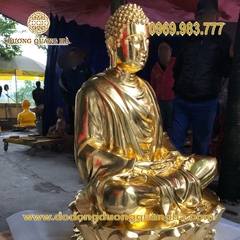 Tượng Phật A Di Đà Thếp Vàng 9999 