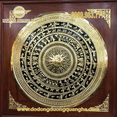 Mặt trống đồng mạ vàng