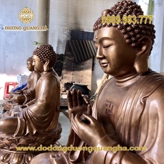 Tượng Dược Sư Đồng Đỏ Cao 1m07