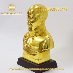 Tượng bác hồ cao 38cm mạ vàng