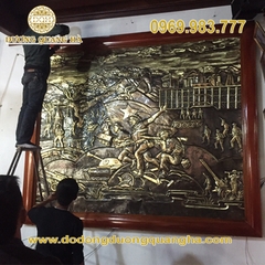 Tranh phu dieu chu bo doi 3m x 3,2m