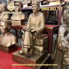 Tượng Đồng Chu Văn An Ngồi Cao 60cm