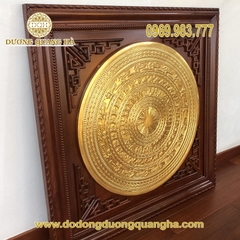 Mặt trống đồng thếp vàng 9999
