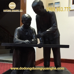 Thi công đúc tượng nhà Tưởng Niệm Nguyễn Chí Thanh