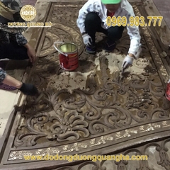 Thi công đúc cổng nhôm hợp kim