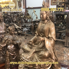 Tượng Thế Chí Bồ Tát Bằng Đồng
