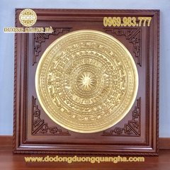 Mặt trống đồng thếp vàng 9999