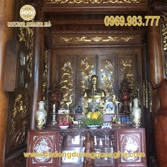 Thiết kế và thi công đồ thờ cho đền, chùa, nhà thờ họ, gia đình