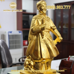Tượng Trần Hưng Đạo Dát Vàng 9999  