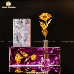 HOA HỒNG MẠ VÀNG 24K CAO CẤP