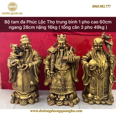 Tượng Tam Đa Đồng Vàng