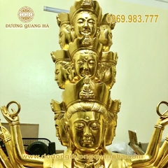 Tượng Phật Thiên Thủ Thiên Nhãn Dát Vàng 9999