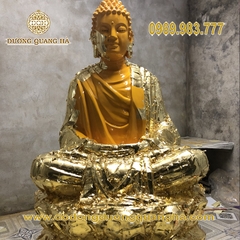 Tượng Phật A Di Đà Thếp Vàng 9999 