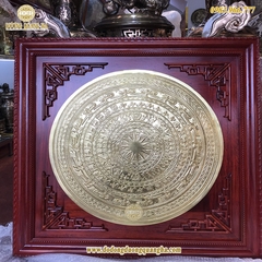Mặt Trống Đồng Dát Vàng 9999