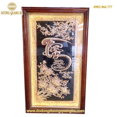 Tranh Chữ Bằng Đồng
