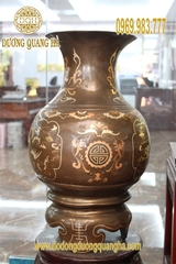 Lọ Củ Tỏi Cao 80cm Khảm Tam Khí