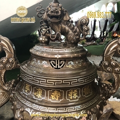 Đỉnh Tam Khí Khảm 5 Chữ Vàng
