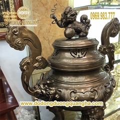 Đỉnh Quả Mao Rồng Làm Màu Giả Cổ Cao 1m3
