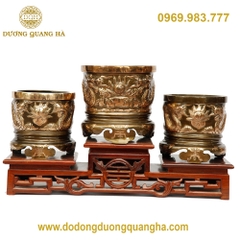 Bát Hương Đồng Đỏ Phớt Nỉ