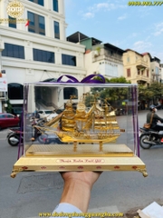 THUYỀN BUỒM MẠ VÀNG 24K