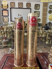 ỐNG PHÁO CATTUT CHẠM HOA VĂN
