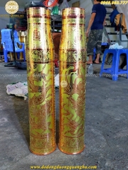 ỐNG PHÁO CATTUT CHẠM HOA VĂN