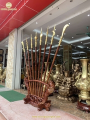 BỘ CHẤP KÍCH DÁT VÀNG KHUNG GỖ GỤ