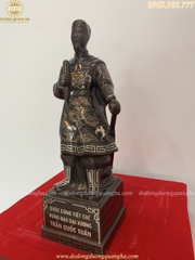 TƯỢNG ĐỒNG TRẦN HƯNG ĐẠO KHẢM NGŨ SẮC
