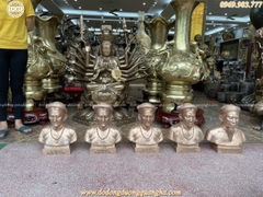 TƯỢNG TRUYỀN THẦN CHÂN DUNG ĐÚC ĐỒNG ĐỎ