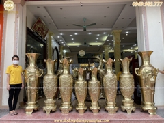 LỌ LỘC BÌNH ĐỒNG VÀNG CATTUT