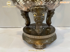 ĐỈNH THỜ CAO 60CM ĐỒNG ĐỎ KHẢM TAM KHÍ
