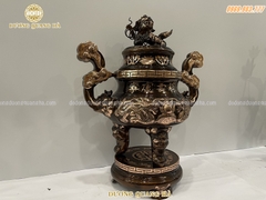 ĐỈNH ĐỒNG CAO 60CM ĐỒNG ĐỎ PHỚT NỈ