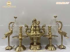 BỘ NGŨ SỰ 50 NẮP THẮT CHẤT LIỆU ĐỒNG VÀNG CATTUT