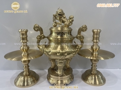 BỘ NGŨ SỰ 50 NẮP THẮT CHẤT LIỆU ĐỒNG VÀNG CATTUT