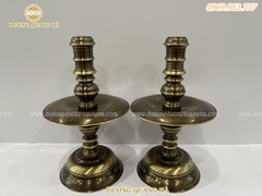 BỘ NGŨ SỰ CAO 45cm ĐỒNG VÀNG HUN HAI MÀU