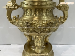 ĐỈNH THỜ CAO 50CM ĐỒNG VÀNG NGUYÊN CHẤT