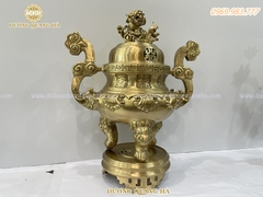 ĐỈNH THỜ CAO 60CM CHẤT LIỆU ĐỒNG VÀNG