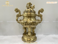 ĐỈNH THỜ CAO 60CM CHẤT LIỆU ĐỒNG VÀNG