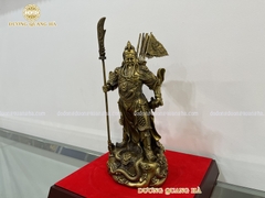 TƯỢNG QUAN CÔNG 5 CỜ BẰNG ĐỒNG VÀNG TỈ MỈ CHI TIẾT