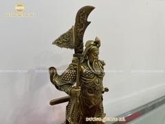 TƯỢNG QUAN CÔNG 5 CỜ BẰNG ĐỒNG VÀNG TỈ MỈ CHI TIẾT