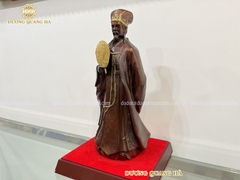 TƯỢNG ĐỒNG GIA CÁT LƯỢNG ĐỒNG VÀNG HUN NÂU GIẢ CỔ
