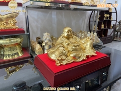 Tượng Di Lặc dát vàng 9999