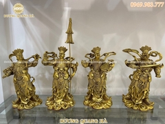 BỘ TƯỢNG ĐỒNG TỨ ĐẠI THIÊN VƯƠNG